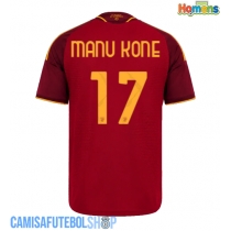 Camisa de time de futebol AS Roma Manu Kone #17 Replicas 1º Equipamento 2026-27 Manga Curta